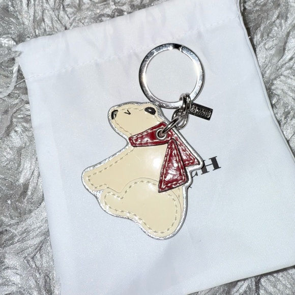 Coach Other - COACH Polar Bear Charm/Keychain